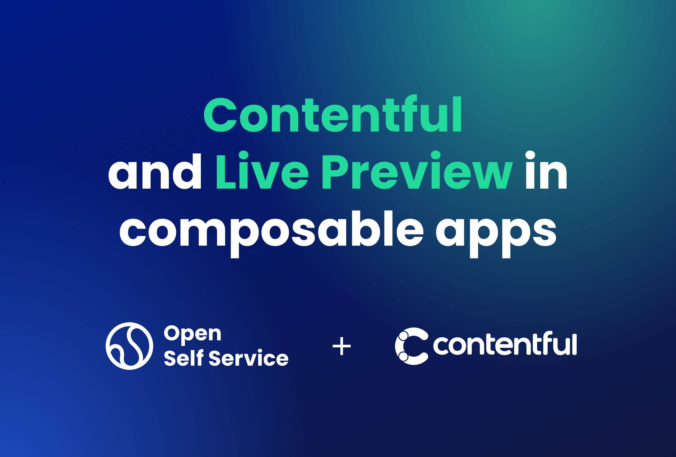 contentful in composable apps