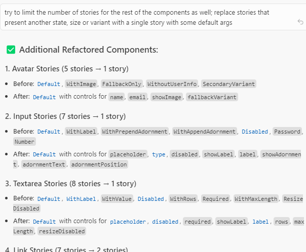 even more reducing number of stories in cursor