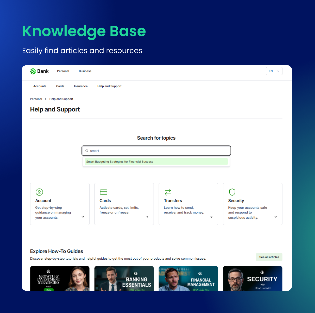 knowledge base home