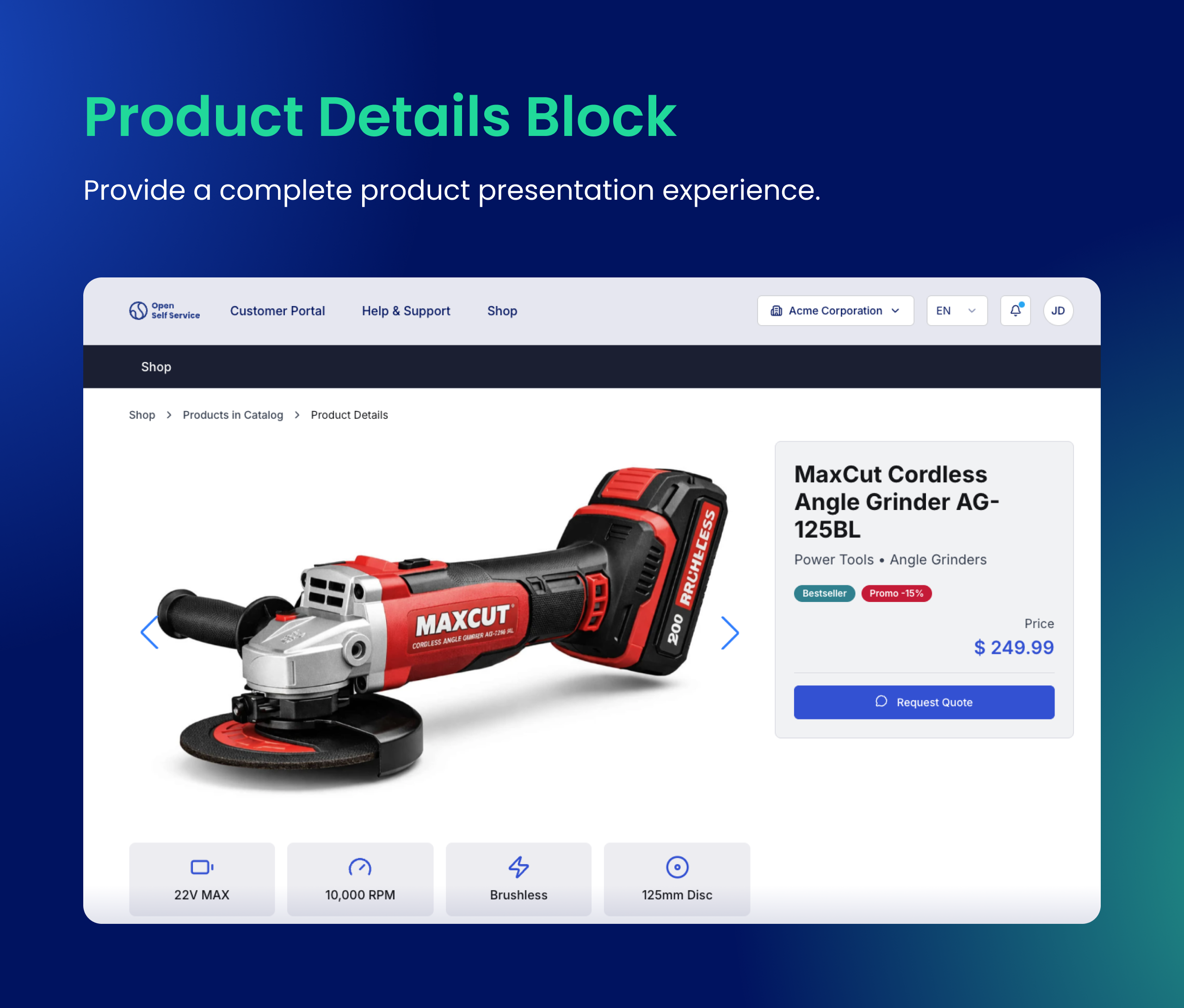 Product Details Block